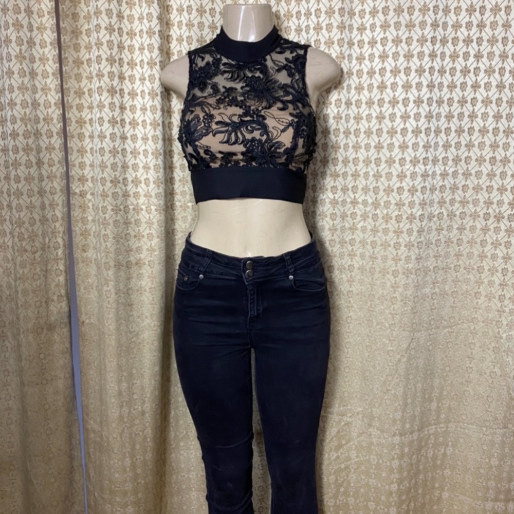 Nasty Gal party crop top